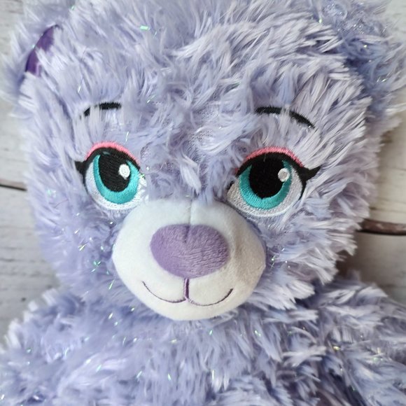 Build a Bear Frozen Princess Anna Purple Sparkle Disney Stuffed Animal Plush - Picture 4 of 7